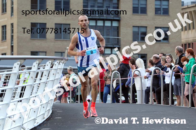 Quayside 5k Road Race, Newcastle/Gateshead, 2021, August 11th. Photo: David T. Hewitson/Sports for All Pics